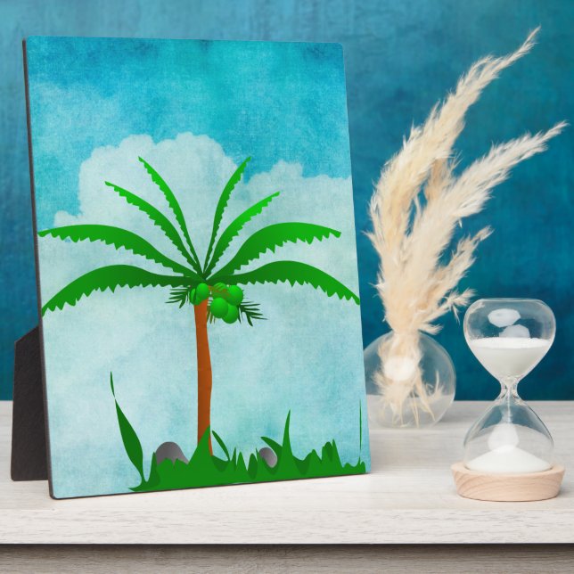 Photo Palm Tree Plaque (Côté)