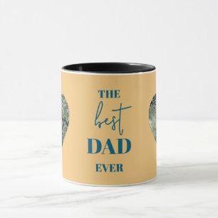 Photo Papa & Enfant Mug - Cadre Coeur Meilleur Pap