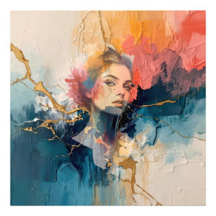 Photo peinture murale abstraite, impression d'art modern