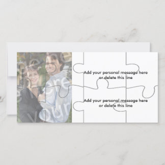 Photo personnalisable "Fausse" carte de puzzle - 8