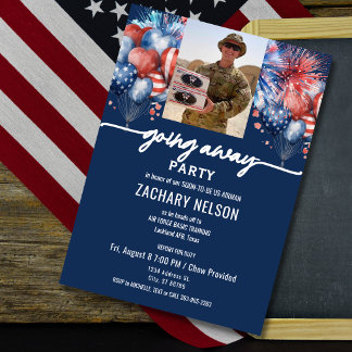 Photo personnalisé Fête de départ militaire