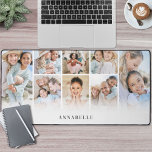 Photo personnalisée<br><div class="desc">Collage de 8 photos personnalisées Mat. Célébrez des moments de famille avec ce tapis de bureau personnalisé, conçu pour apporter chaleur et personnalité à tout espace de travail. Le haut de la page présente un collage de 8 photos, parfait pour présenter des souvenirs préférés, que ce soit des instantanés doux...</div>