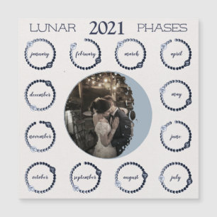 Photo personnalisée 2021 Phases lunaires Calendrie