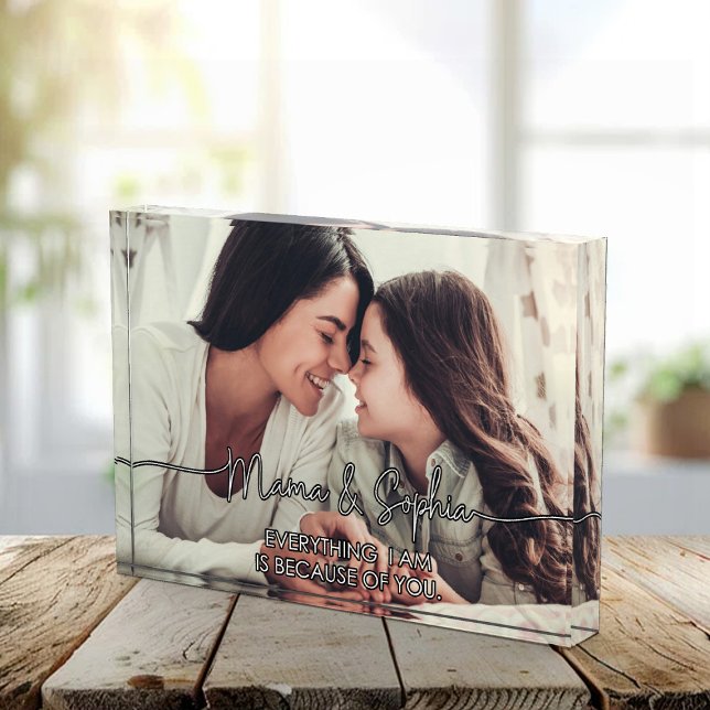 Photo personnalisée Acrylique Bloc photo horizonta (Custom Photo Print Photoblock Acrylic Block)