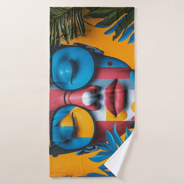 Photo personnalisée Ajouter votre propre photo (Serviette de bain)