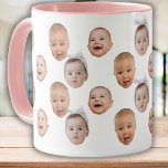Photo personnalisée Baby Face Mug Baby 3 Photos<br><div class="desc">Personnalisé Baby Face Mug Baby 3 Photos, Remplacez le visage par votre photo préférée (assurez-vous de recadrer autant que possible sur le visage et utilisez une application pour enlever l'arrière - plan) et personnalisez cette mug drôle avec votre enfant, mari, animal de compagnie ou petit ami dessus! Aussi une surprise...</div>