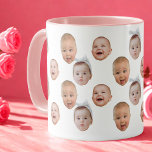 Photo personnalisée Baby Face Mug Baby 3 Photos<br><div class="desc">Personnalisé Baby Face Mug Baby 3 Photos, Remplacez le visage par votre photo préférée (assurez-vous de recadrer autant que possible sur le visage et utilisez une application pour enlever l'arrière - plan) et personnalisez cette mug drôle avec votre enfant, mari, animal de compagnie ou petit ami dessus! Aussi une surprise...</div>