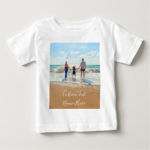 Photo personnalisée Baby T-Shirt Vos photos et tex