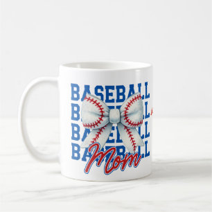 Photo personnalisée Baseball Maman Mug