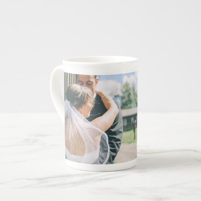 Photo personnalisée Bone China Mug (Devant gauche)