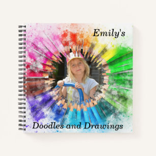 Photo personnalisée Carnet Spiral pour enfants