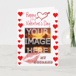 Photo Personnalisée Carte Saint-Valentin Pour Mari
