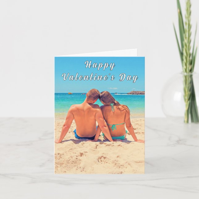 Photo personnalisée Carte Saint-Valentin Votre amo (Devant)