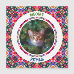 Photo personnalisée Chat de Noël Papa Papa Papa Ca