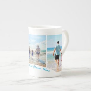 Photo personnalisée Collage de texte Mug vos photo