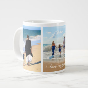 Photo personnalisée Collage de texte Mug votre amo