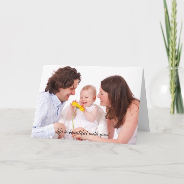 Photo personnalisée Créez votre propre carte (Devant)