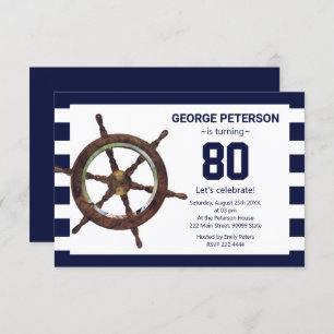 Photo personnalisée dans Rudder Invitation d'anniv