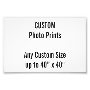 Photo personnalisée de 6 po x 4 po Imprimer format