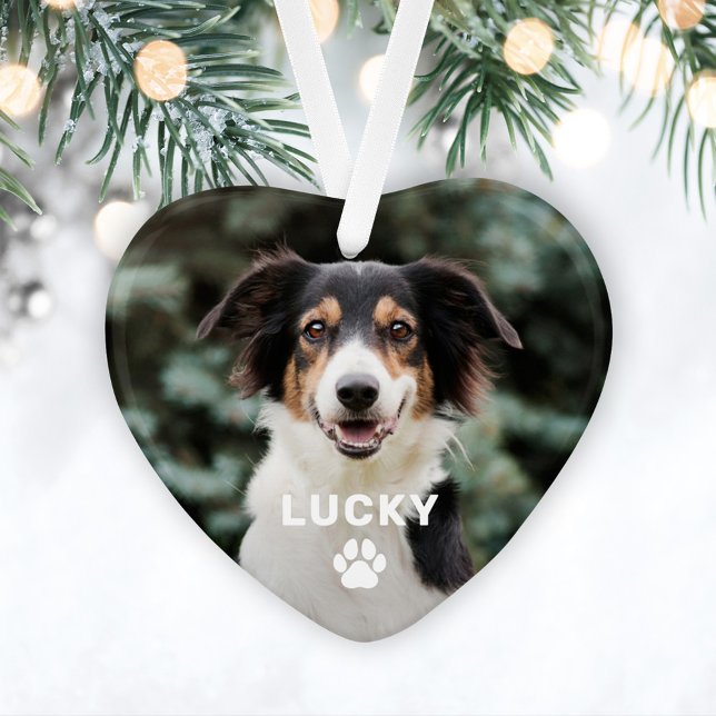 Photo personnalisée de chien avec empreinte de pat (Créateur téléchargé)