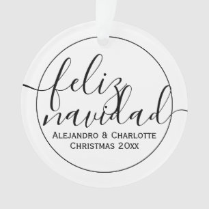Photo personnalisée de Feliz Navidad Christmas