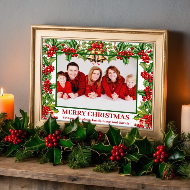 Photo personnalisée de Holly Feuilles et Berries (Créateur téléchargé)