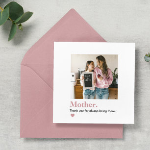 Photo personnalisée de maman Merci