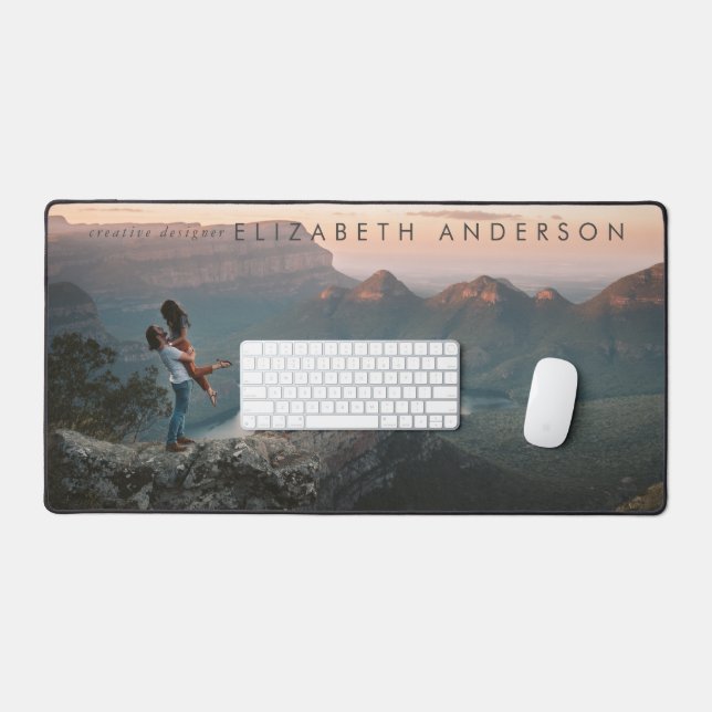 Photo personnalisée du grand bureau (Clavier et souris)