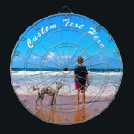 Photo personnalisée et Cible de flechettes texte a<br><div class="desc">Photo et Cible de flechettes de texte personnalisés - Votre propre design - Famille personnalisée / Amis ou Tableaux d'affichage personnels Cadeau - Ajouter votre photo et votre texte - Redimensionner et déplacer ou supprimer et ajouter des éléments / du texte avec l'outil de personnalisation! Choisissez la police / Taille...</div>