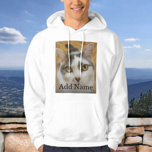 Photo personnalisée et nom Sweat - shirt à capuche