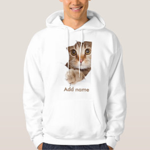 Photo personnalisée et nom Sweat - shirt à capuche