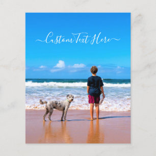 Photo personnalisée et prospectus texte Votre prop