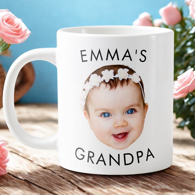 Photo personnalisée Face Mug Maman Grand-mère Gran (Créateur téléchargé)