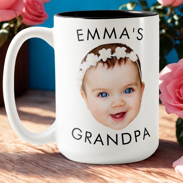 Photo personnalisée Face Mug Maman Grand-mère Gran (Créateur téléchargé)