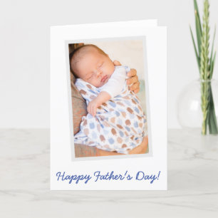 PHOTO Personnalisée Happy Fathers Day Cartes