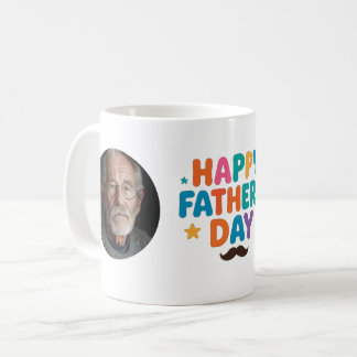 Photo personnalisée Happy Fête des pères Mug