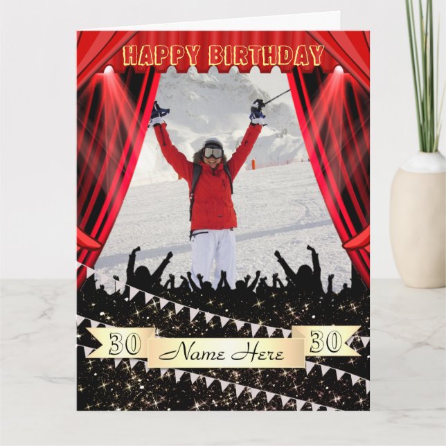 Photo personnalisée Idée de carte d'anniversaire (Devant)