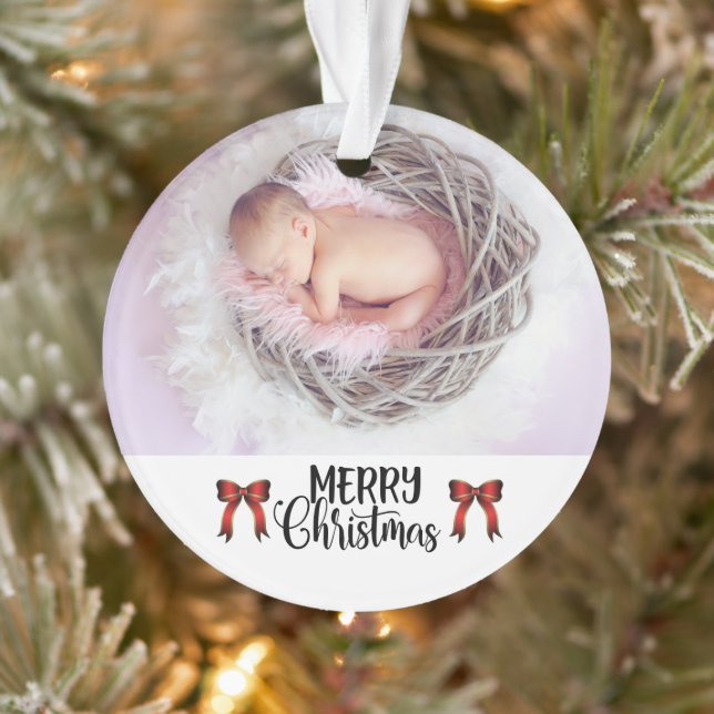 PHOTO PERSONNALISÉE Joyeux Noël (Arbre)