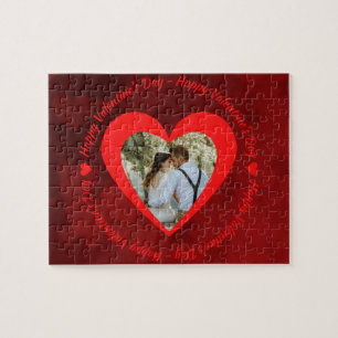 Photo personnalisée Joyeux Puzzle de Saint-Valenti