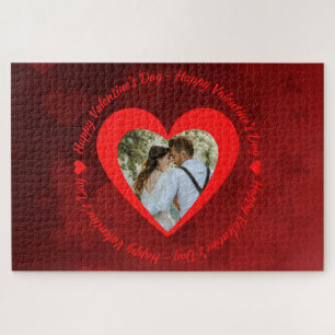 Photo personnalisée Joyeux Puzzle de Saint-Valenti