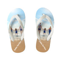 Photo personnalisée Les tongs des enfants Vos phot
