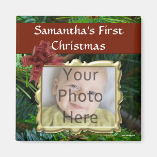 Photo personnalisée Magnets de Noël