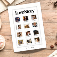 Photo Personnalisée Moderne Couple Love