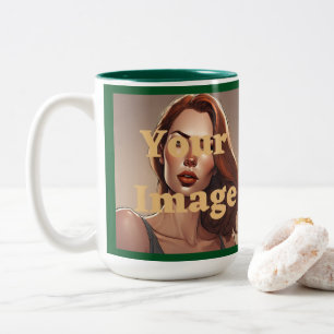 Photo personnalisée Mug à deux tons