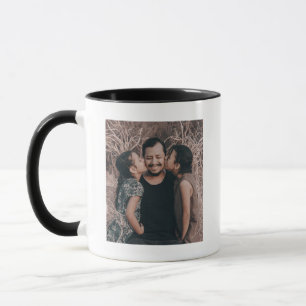 Photo personnalisée Mug café, Papa minimaliste