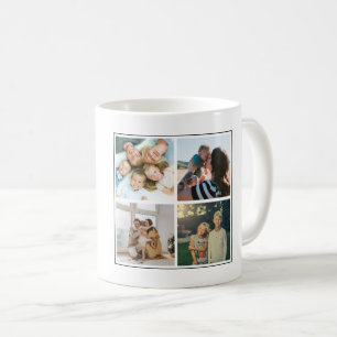 Photo personnalisée Mug de café texte personnalisé