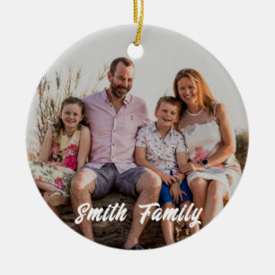 Photo personnalisée Ornement de Noël - Garde en cé