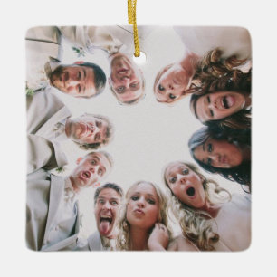 Photo personnalisée Ornement double face, photo de