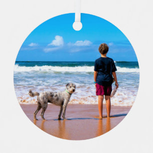 Photo personnalisée Ornements de Noël Votre propre