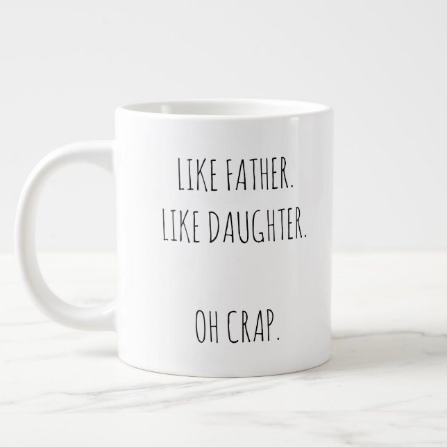 Photo personnalisée Papa et fille Spécialité Mug (Gauche)